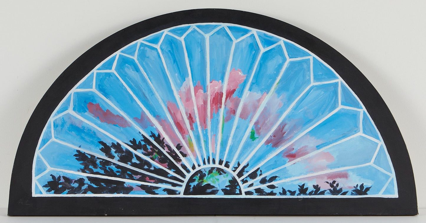 Georgiana Kettler - Sunset Over Lake Arbor 1985 84" x 48"