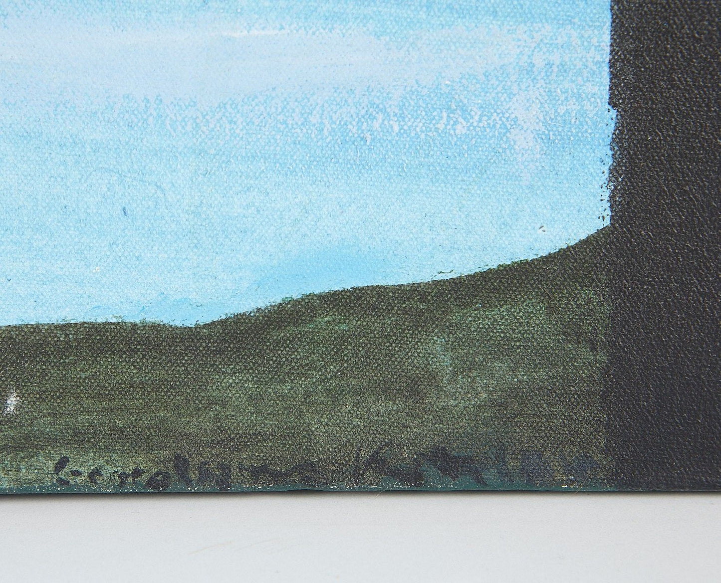 Georgiana Kettler - Sunset Over Lake Arbor 1985 84" x 48"