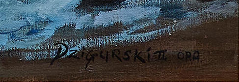 Alexander Dzigurski II - Sunset Seascape 50" x 84"