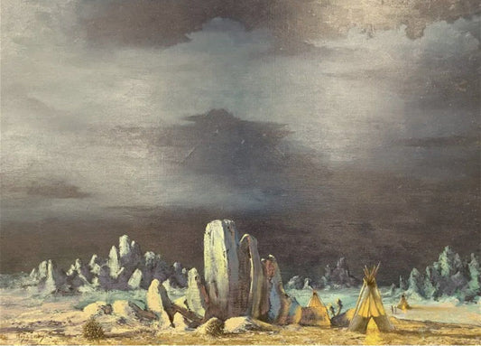 Thomas L. Lewis - Winter Encampment 30" x 40"