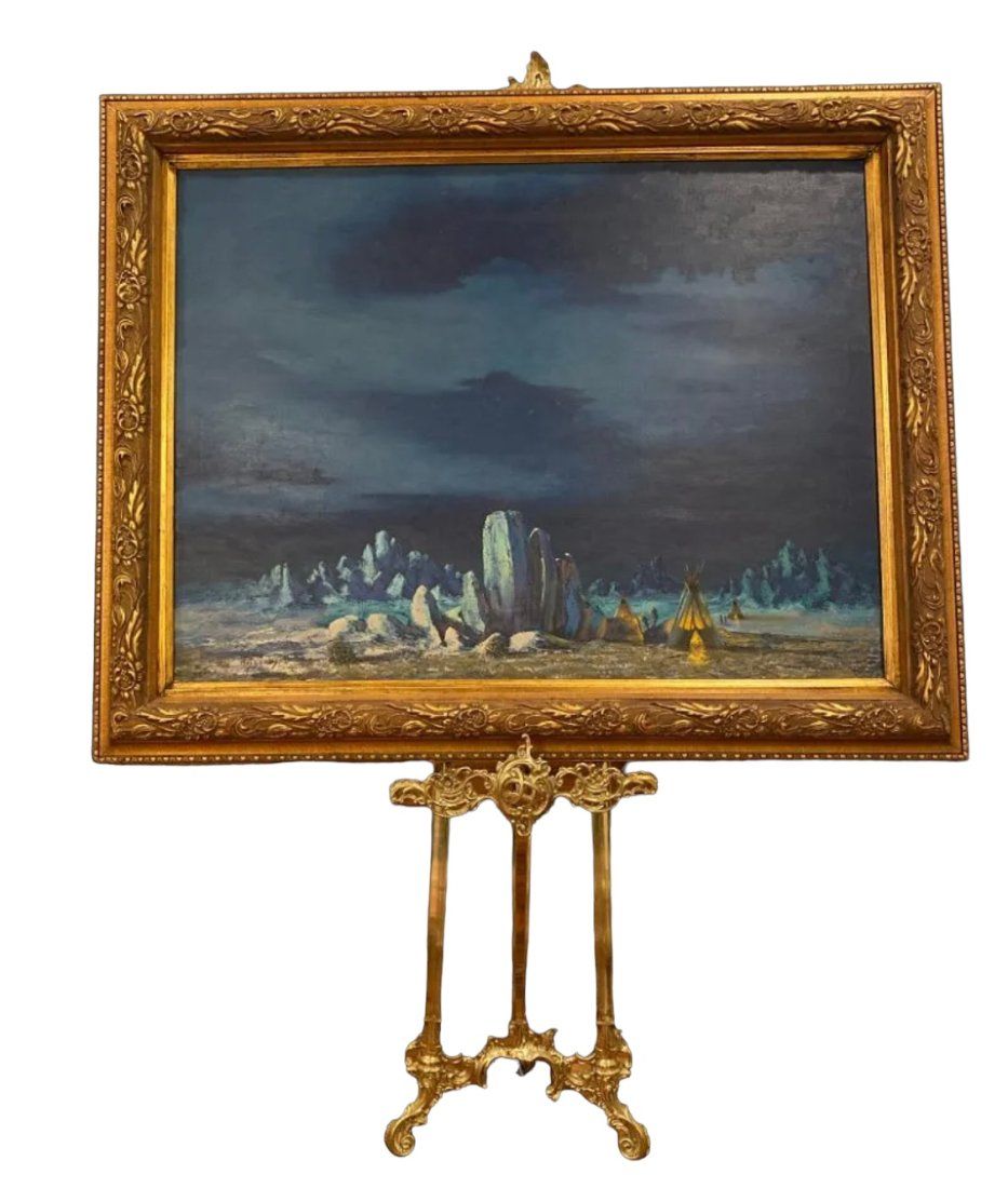 Thomas L. Lewis - Winter Encampment 30" x 40"