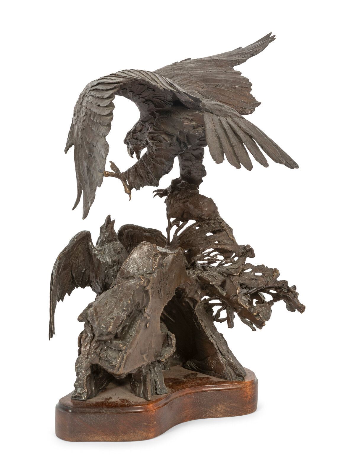 Lorenzo E. Ghiglieri - The Protector, 1981 - 17" x 13" x 12" Bronze 10/45