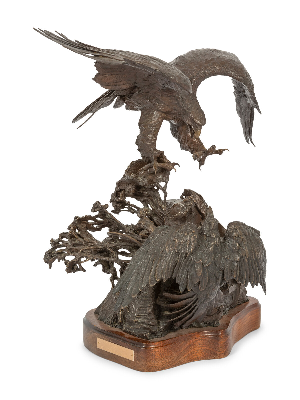 Lorenzo E. Ghiglieri - The Protector, 1981 - 17" x 13" x 12" Bronze 10/45