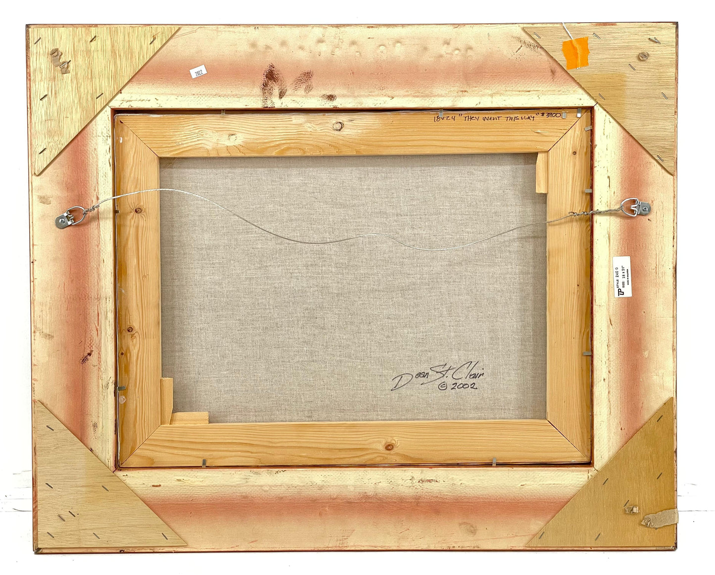 Dean St. Clair - They Went This Way 18" x 24"