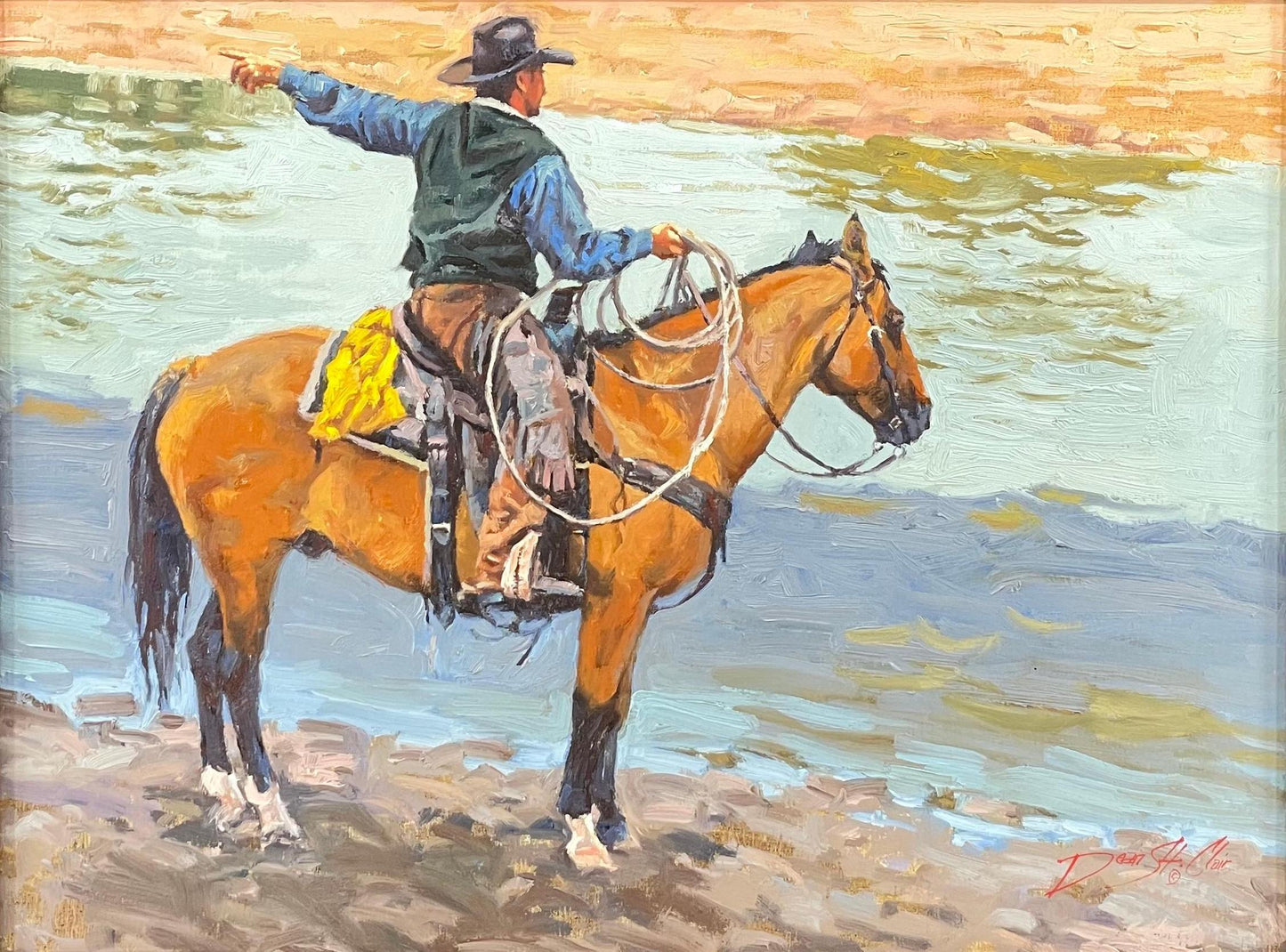 Dean St. Clair - They Went This Way 18" x 24"