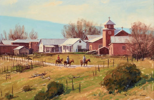 Kimbal Warren - Three Riders 12" x 18"