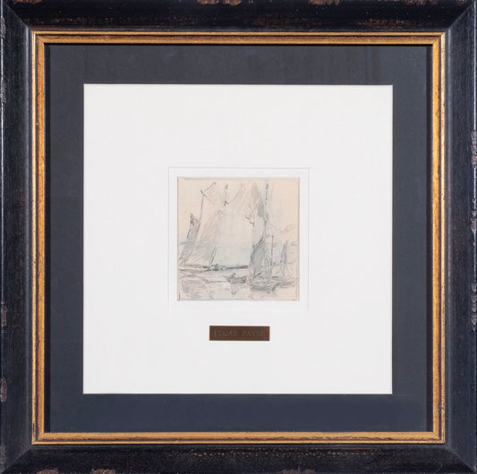 Edgar Alwin Payne - Tuna Yawls and Sardine Boats 4" x 4"