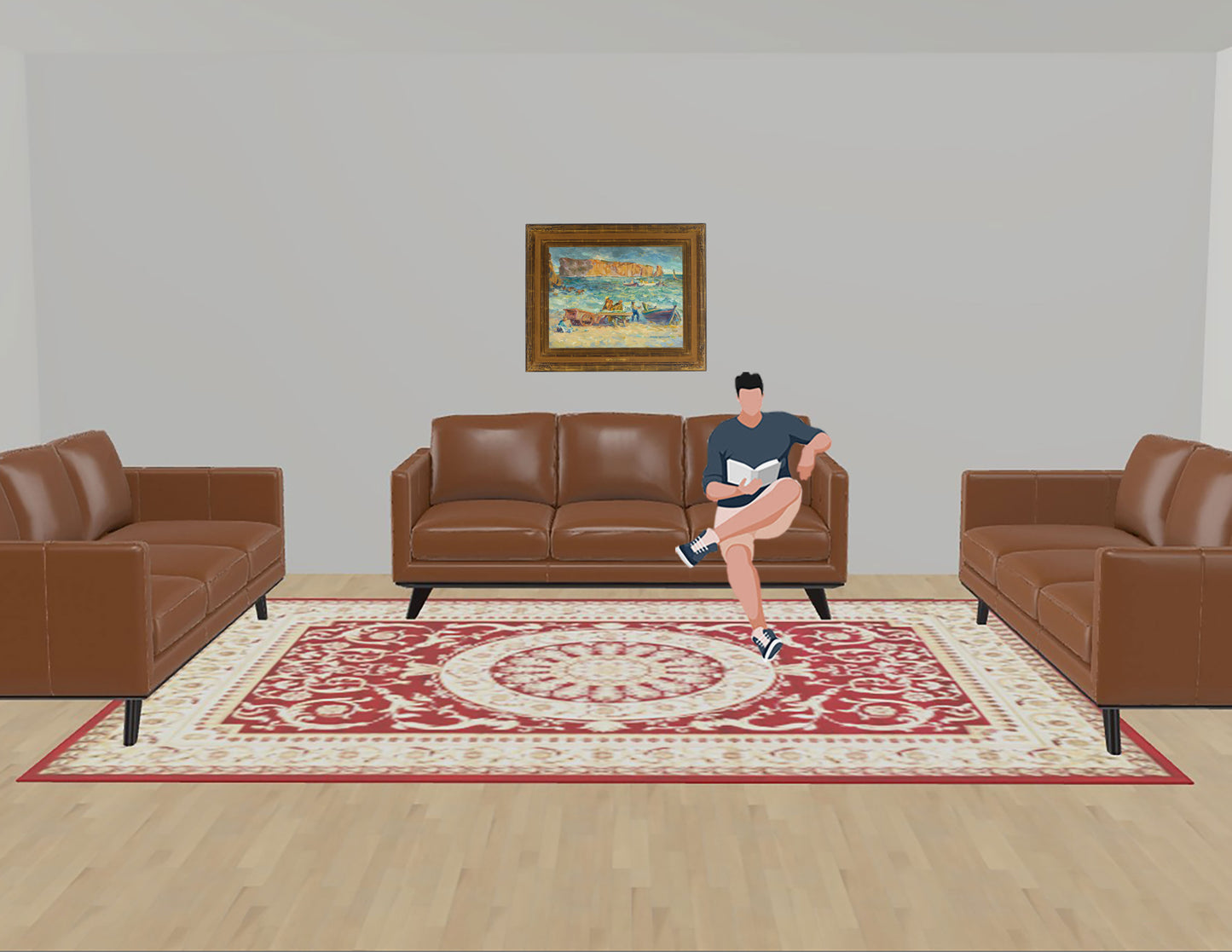 Waldo Park Midgley - Unloading the Catch 20” x 26”