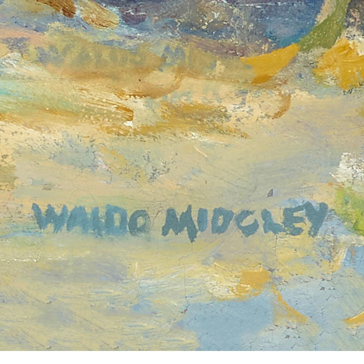 Waldo Park Midgley - Unloading the Catch 20” x 26”