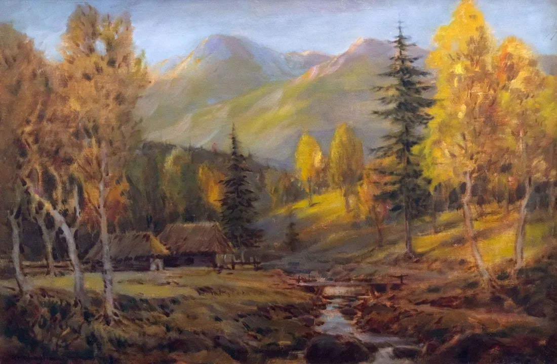 Olaf Carl Wieghorst - Untitled (Valley Sun) 20" x 30"