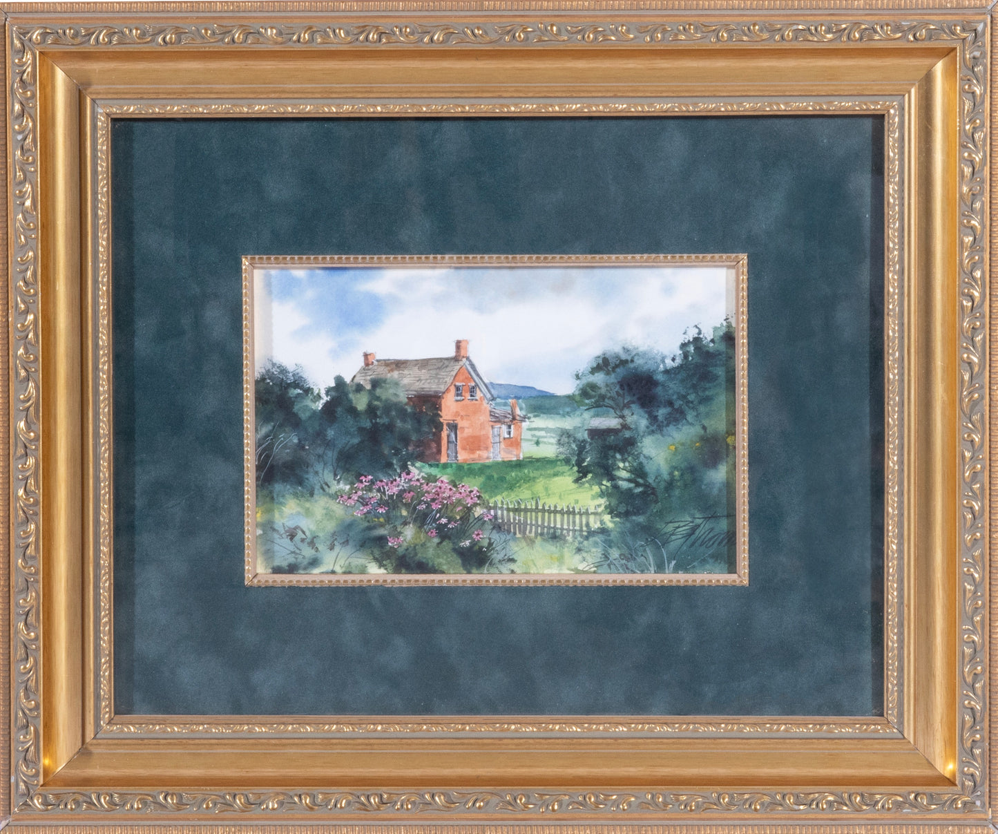 Darrell B. Thomas - Untitled (Red House) 5.25" x 8.25"