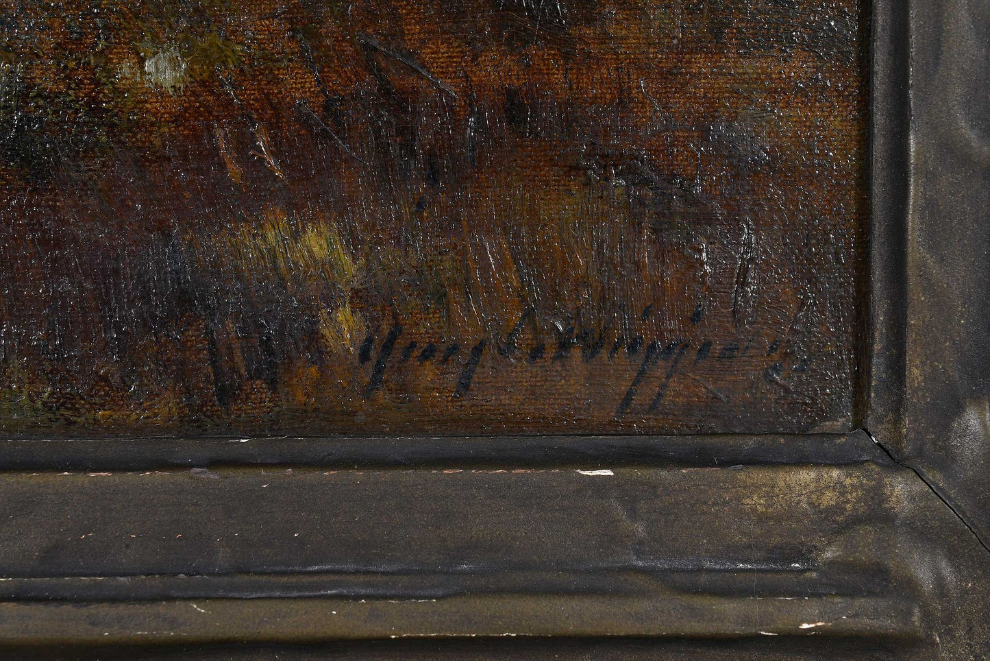 Guy Carleton Wiggins - Untitled (Landscape with Boat) 10" x 14"