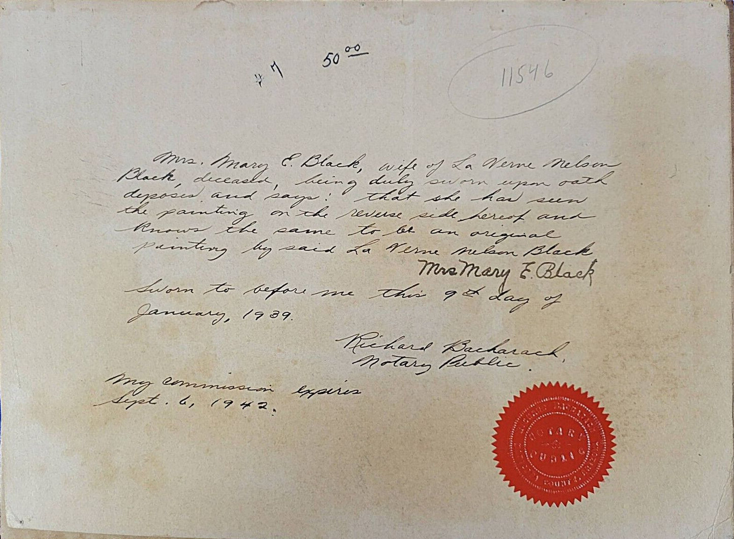 LaVerne Nelson Black - Saddled Burro's Coming Home to the Pueblo 9" x 12"