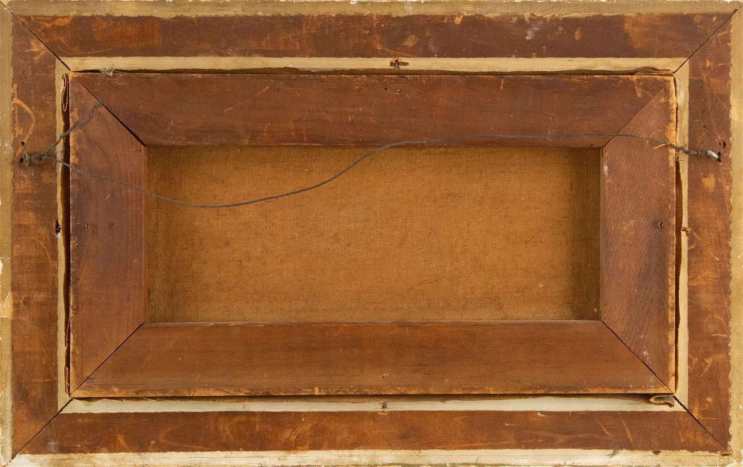 Thomas Worthington Whittredge - Untitled (River Scene) 8" x 15"