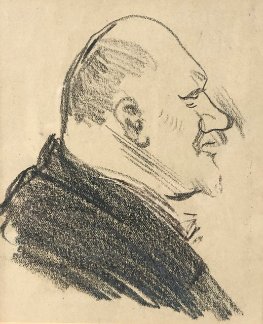 Maynard Dixon - A Bohemian, San Francisco 4.5" x 3.75"