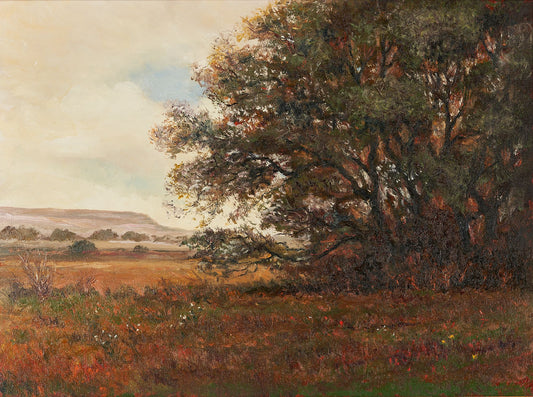 Jerry Malzahn - Tree in a Meadow 17.5" x 23.5"