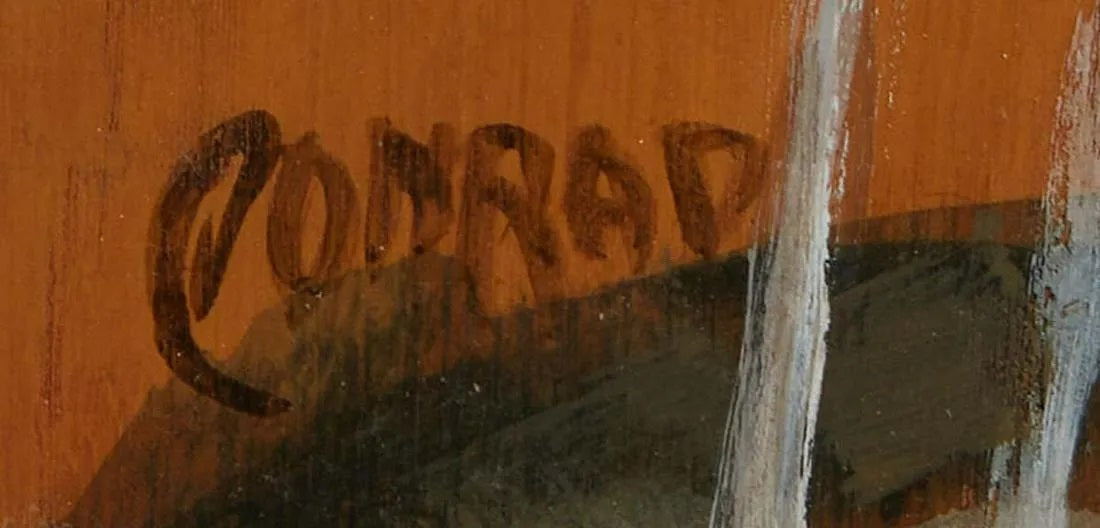 Conrad Buff - Utah Mountains and Birch Trees 31.75” x 48”