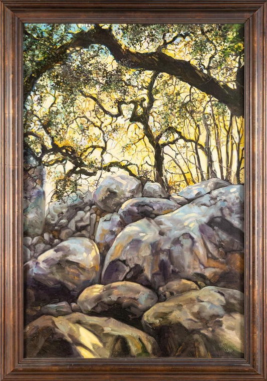 Robin May Gowen - Valley Rocks 36” x 24”