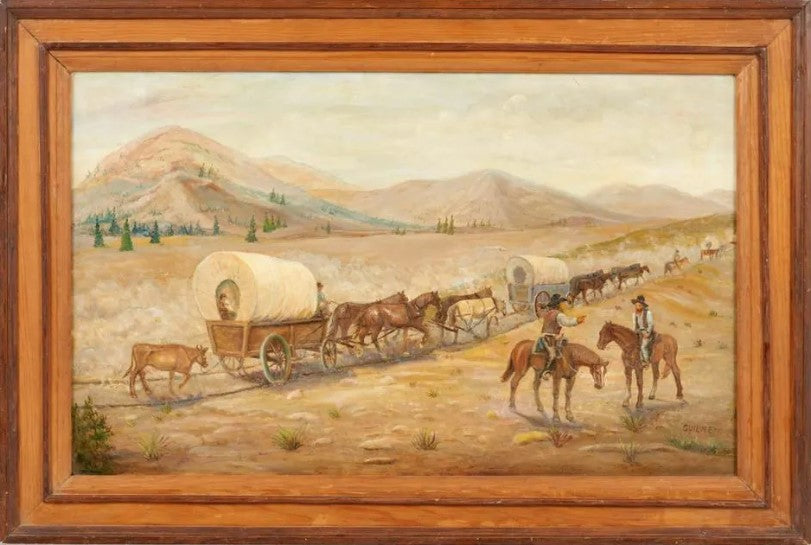 Ruth Guilkey - Wagon Train 20" x 32"