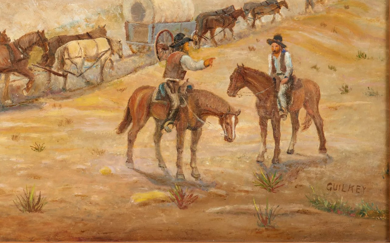 Ruth Guilkey - Wagon Train 20" x 32"