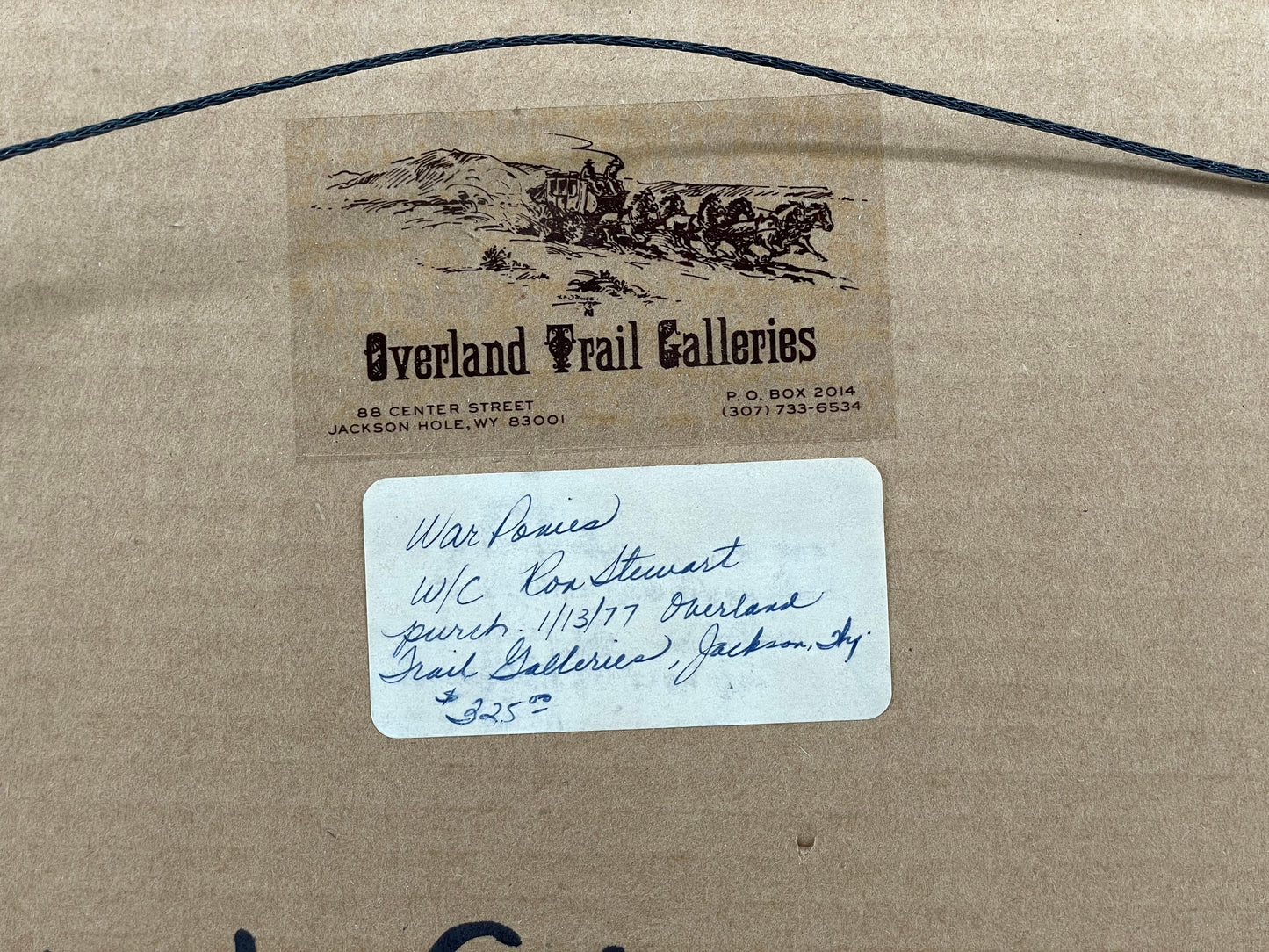 Ron Stewart - War Ponies 15" x 11"