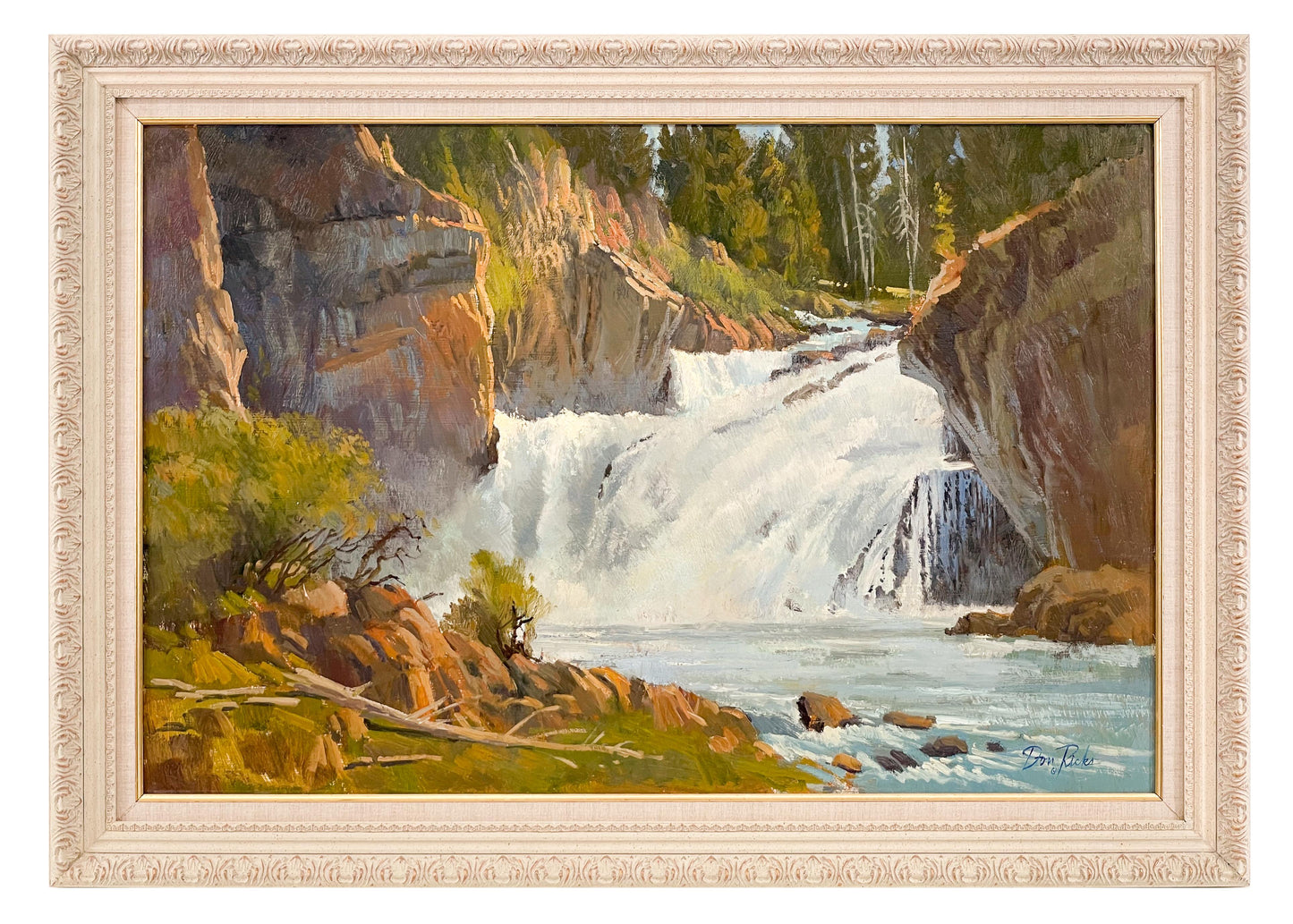 Don Frank Ricks - Waterfall 24" x 36"