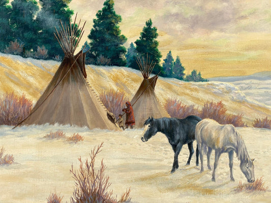 David Gordon Paulley - When Ponies Wear Long Hair 18" x 24"