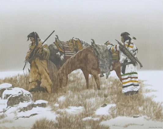 Nicholas Pace - Winter Hunt 24" x 30"