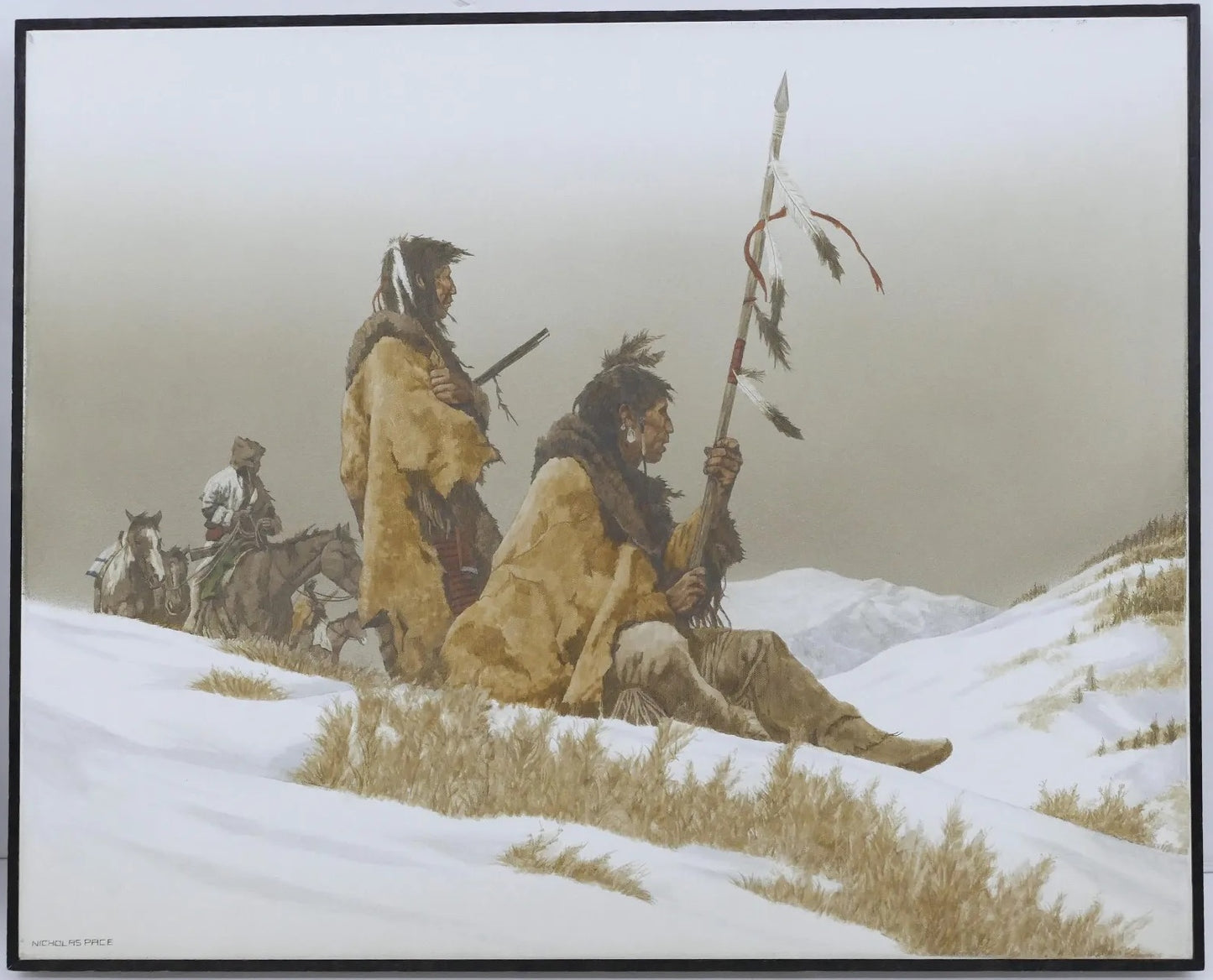 Nicholas Pace - Winter Lookout 24" x 30"