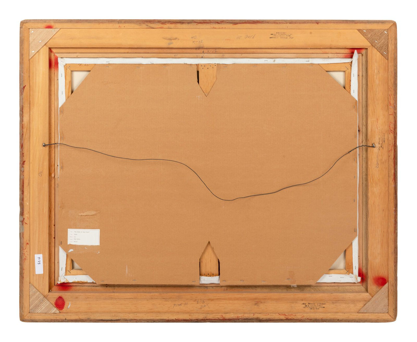 Stan Davis - Smoke of Many Teepees 1989 30" x 40"