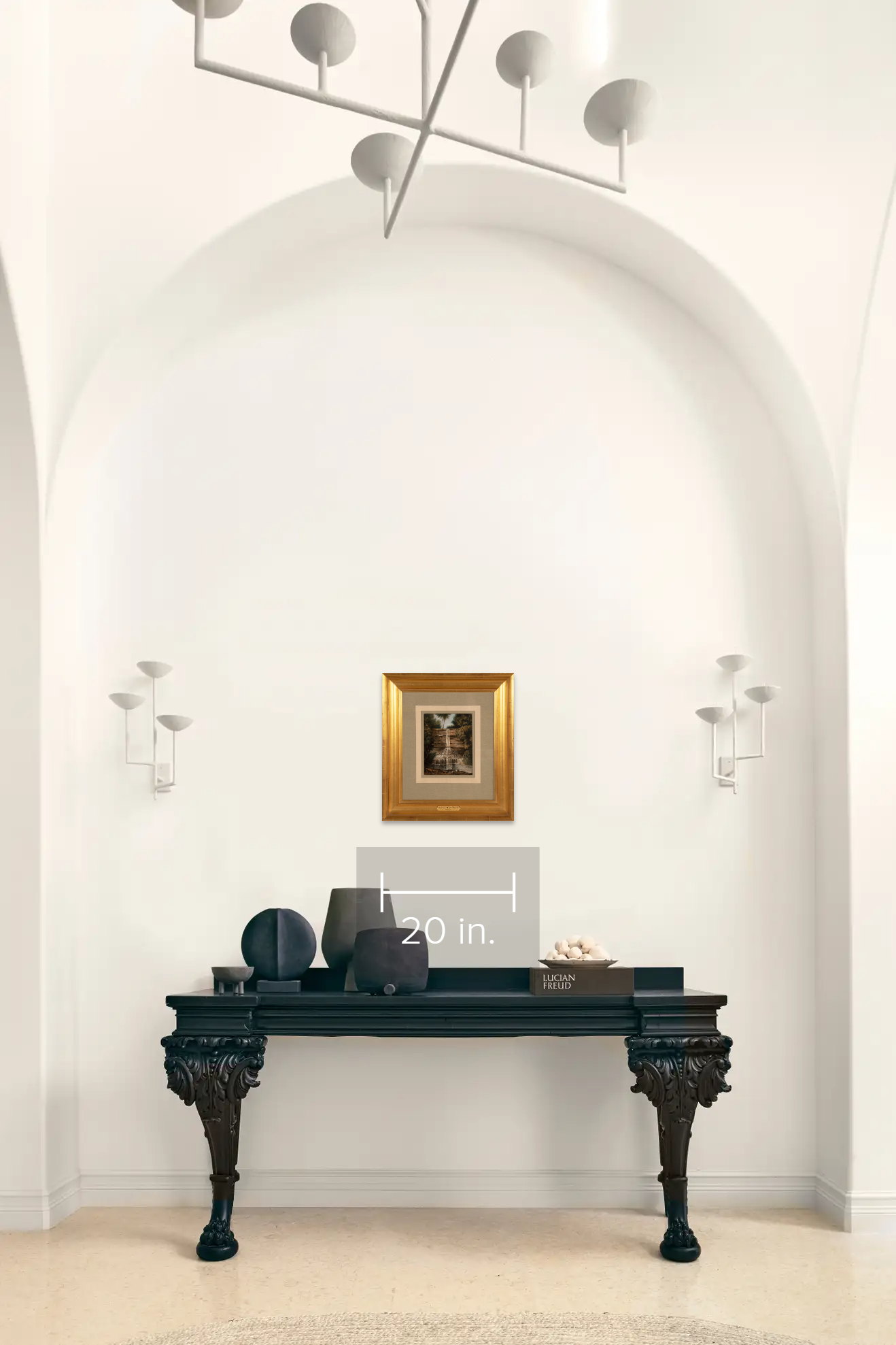 George Martin Ottinger - Waterfall, January 2, 1875 8" x 10"