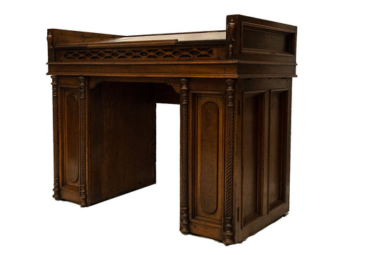 Original Manti Temple Registrar/Recommend Desk - 1888 Original Handmade