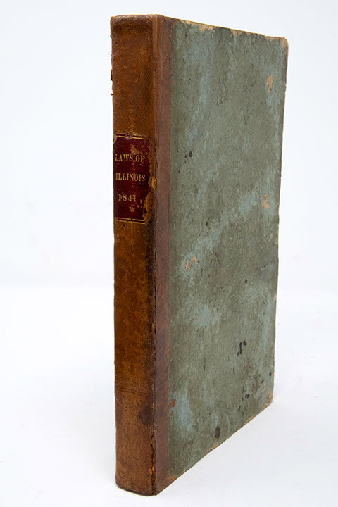 Government - Laws of the State of Illinois - 1841 & 1849 - Founding Records of Nauvoo