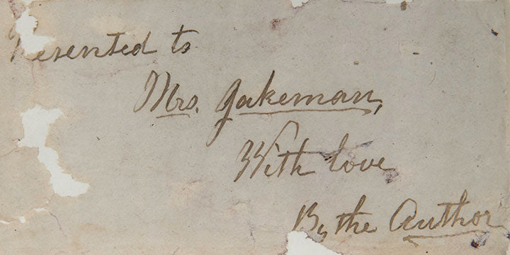 Snow, Eliza R. - SIGNED! - Poems, Religious, Historical, and Political Vol. 1 - 1856 First Edition