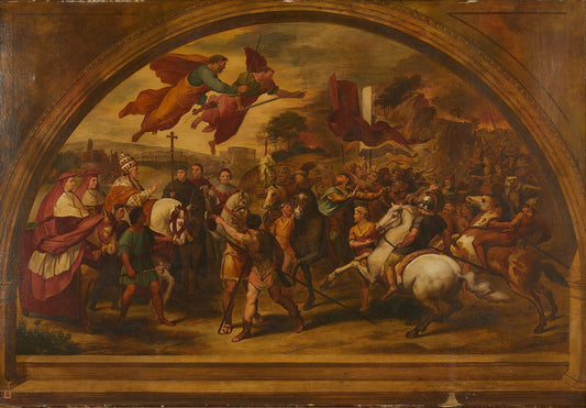 Raphael (After) - Pope Leo I and Attila the Hun 45.5" x 65.5"