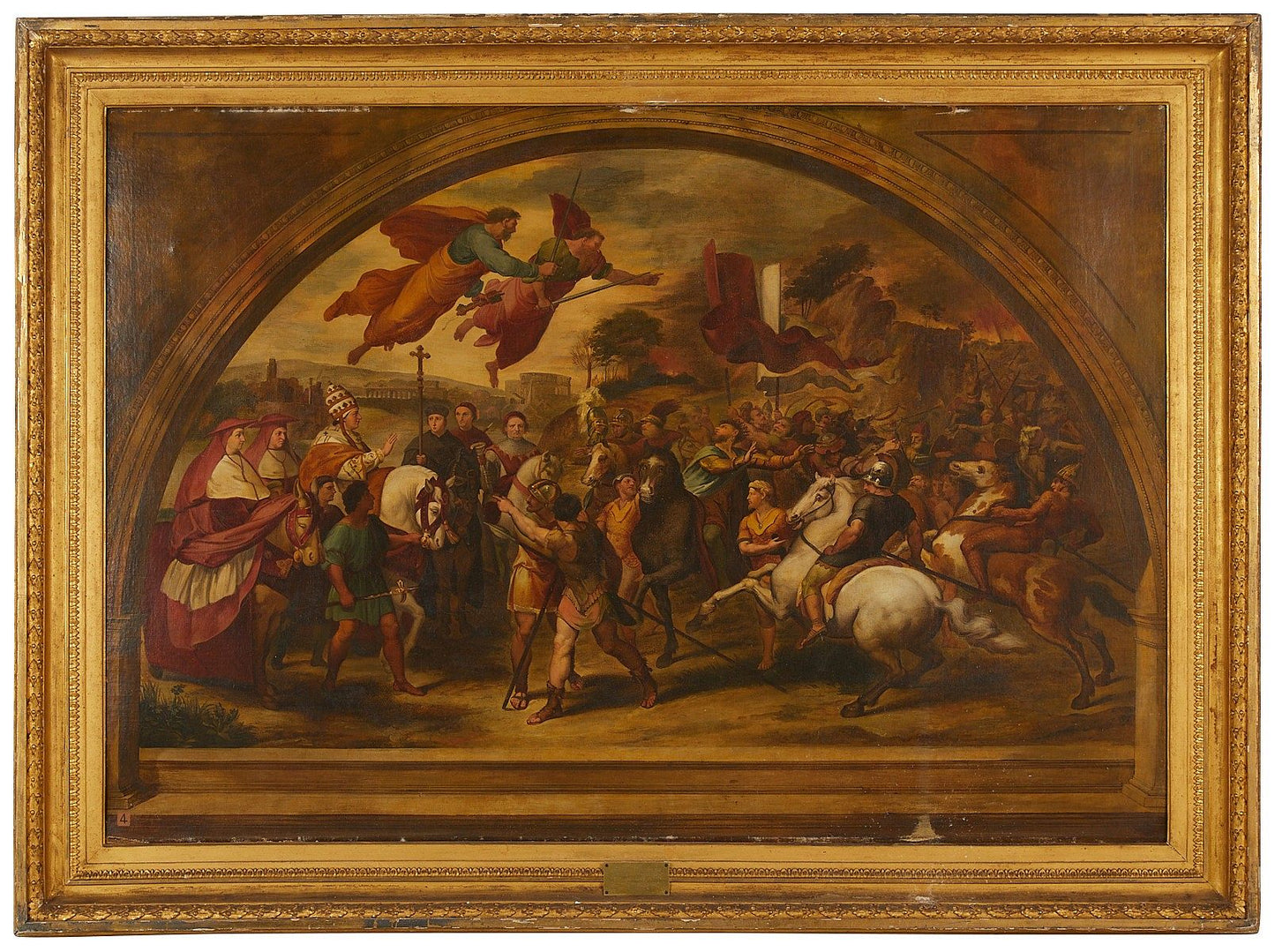 Raphael (After) - Pope Leo I and Attila the Hun 45.5" x 65.5"