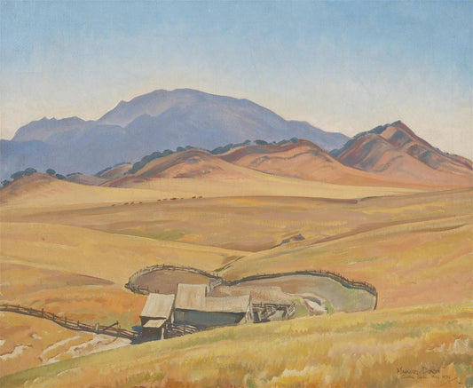 Maynard Dixon - Abandoned House, Contra Costa Co, 1931 25" x 30"