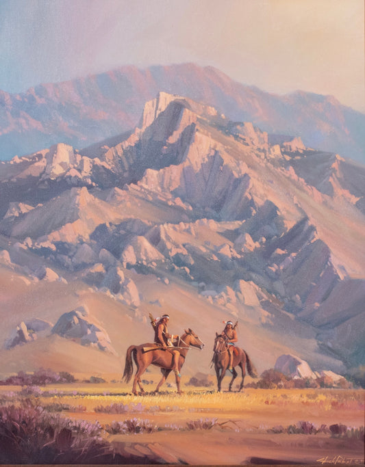 Charles H. Pabst - Apache Shadows 1993 30" x 24"