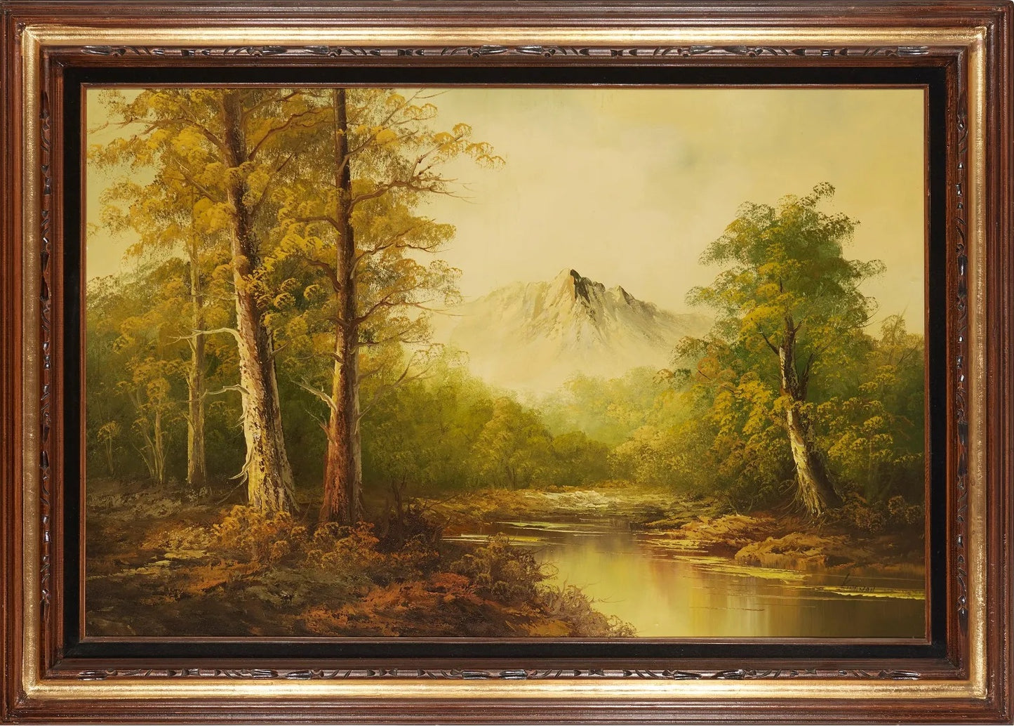Eugene Kingman - A River in a Mountainous Landscape 24" x 36"