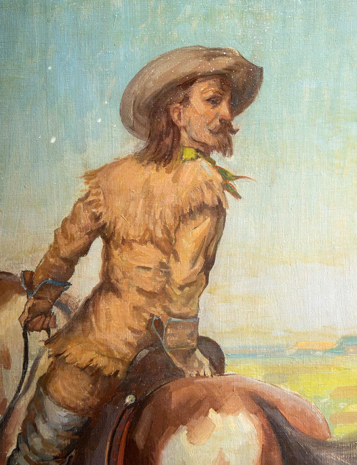 Heinz Muller - Buffalo Bill 36.125" x 28.125"