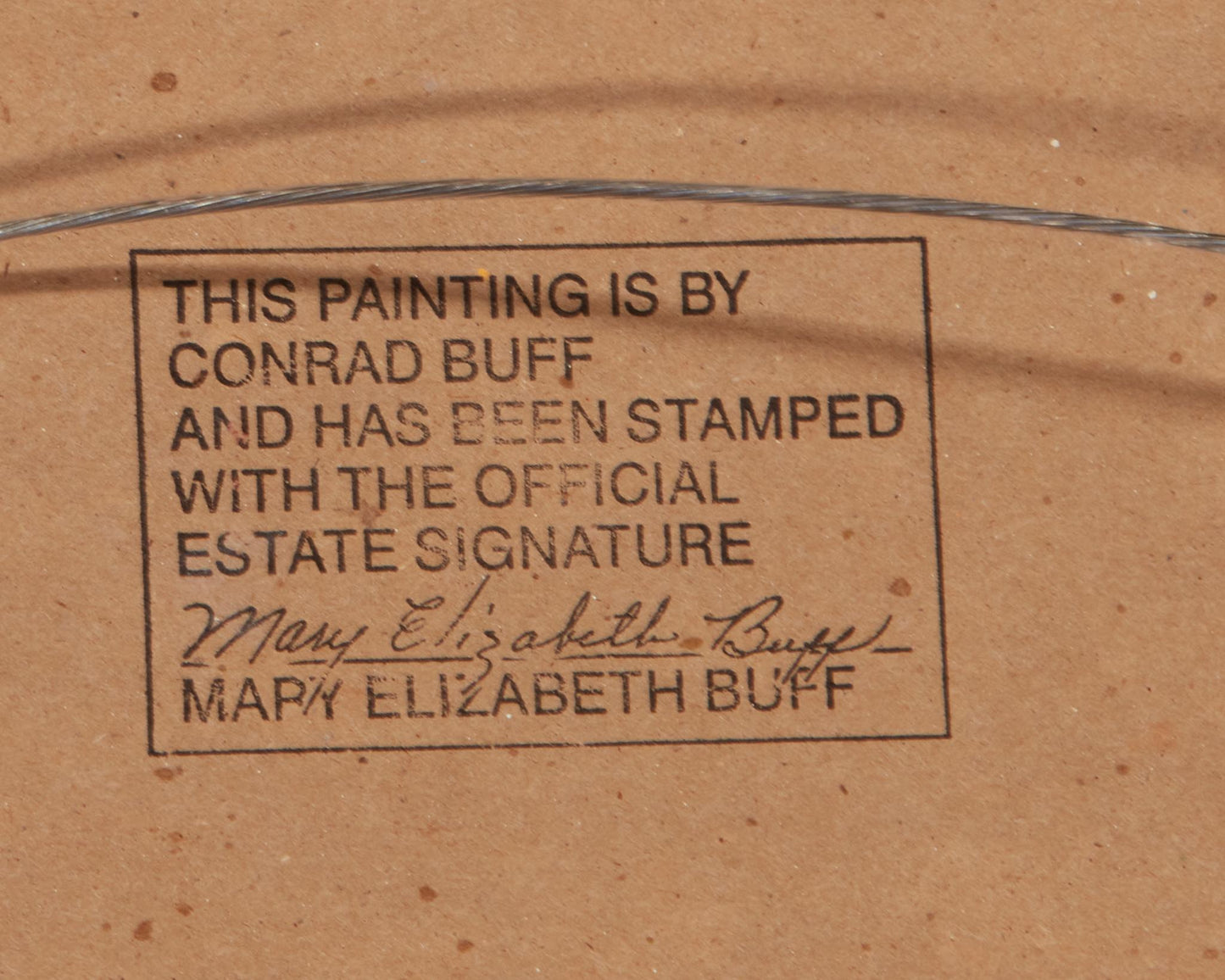 Conrad Buff - Butte Landscape 24" x 36"