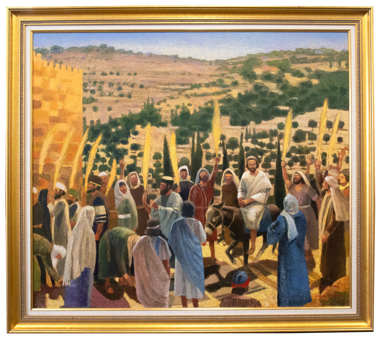 Gary Ernest Smith - The Triumphal Entry 1982 39.5" x 45.5"