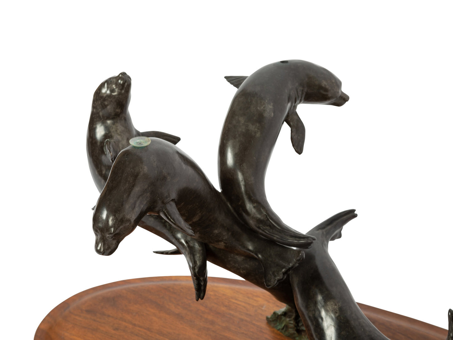 Daniel Ray Parker - Clear and Present Danger, 2000 - 23" x 53" x 36" Bronze & Glass 3/19