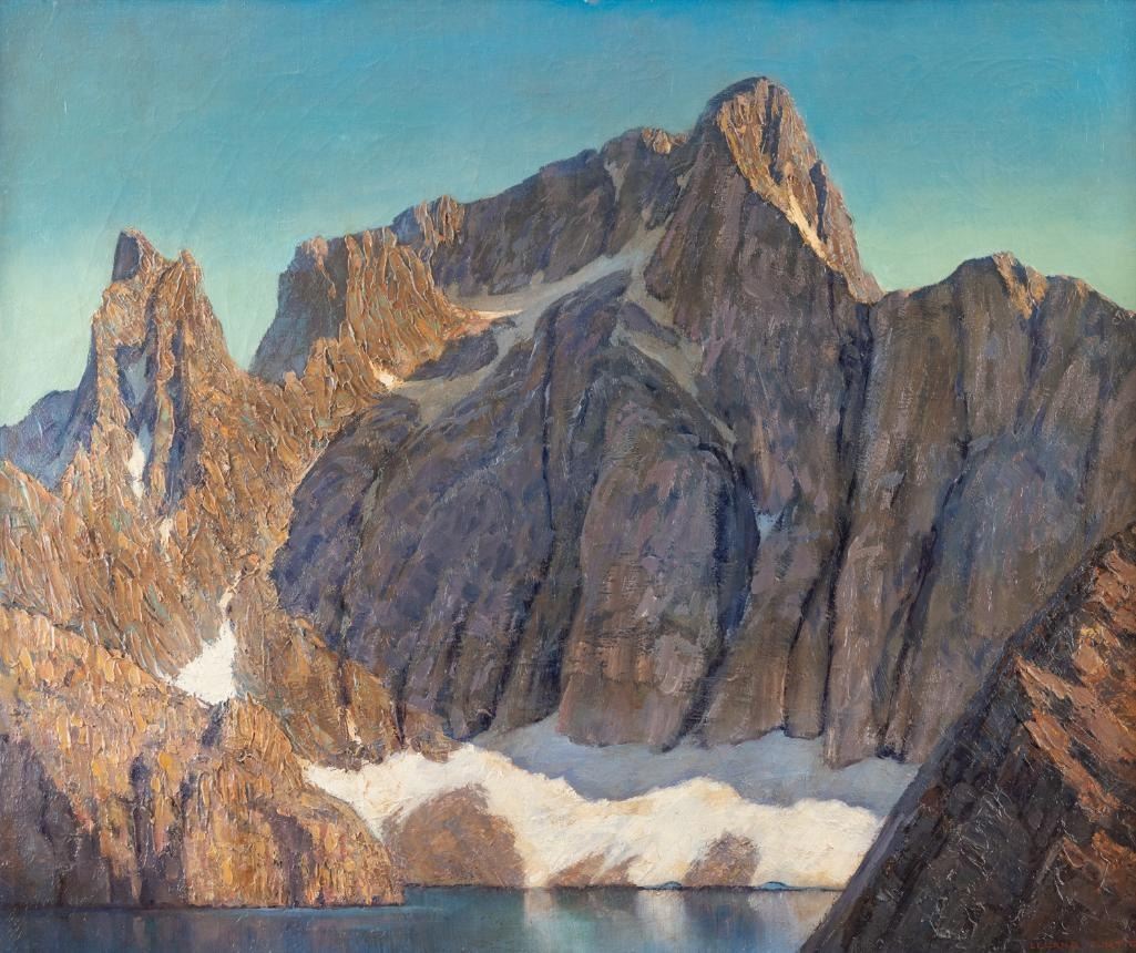 Leland S. Curtis - Crumbling Peaks 24" x 30"