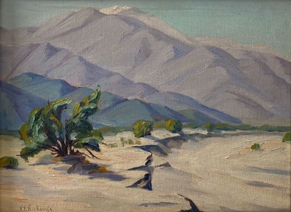 J.F. Richards - Desert Landscape 12" x 16"