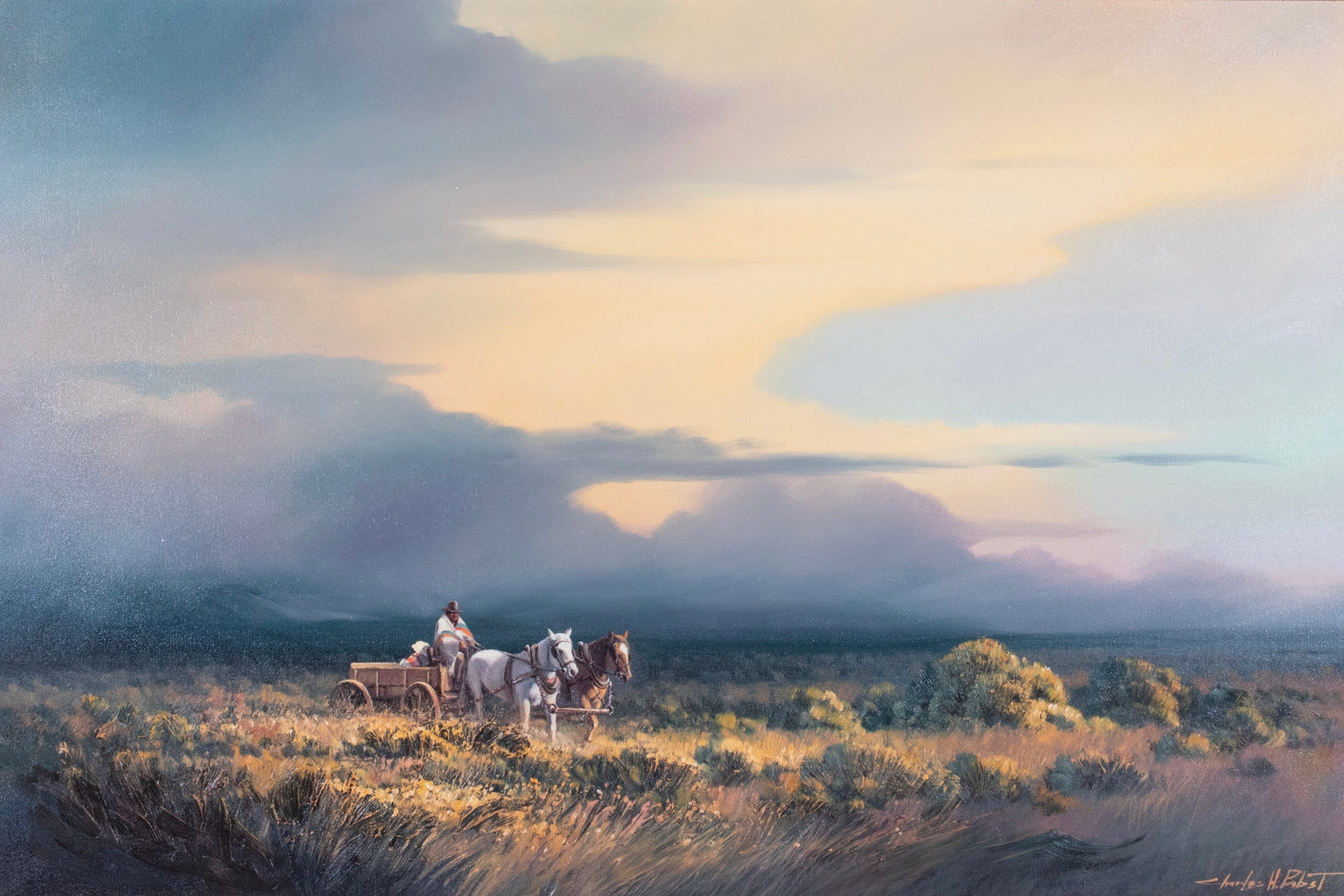 Charles H. Pabst - Evening Squall 24" x 36"