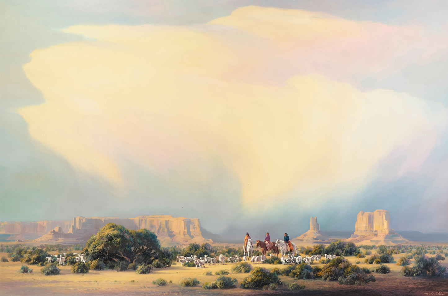 Charles H. Pabst - Evening Storm 48" x 72"