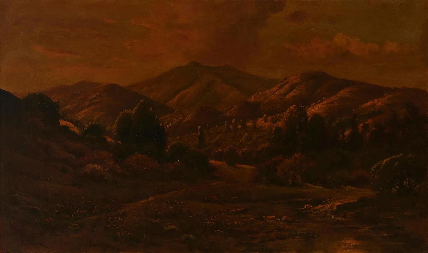 Manuel Valencia - Evening on the Mountains 24” x 40”