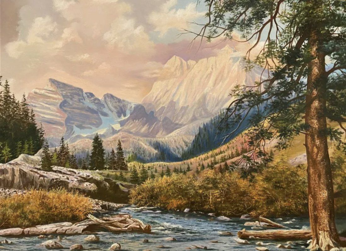 Maurice Green - Fall in the Rocky Mountains 1990 30" x 40"
