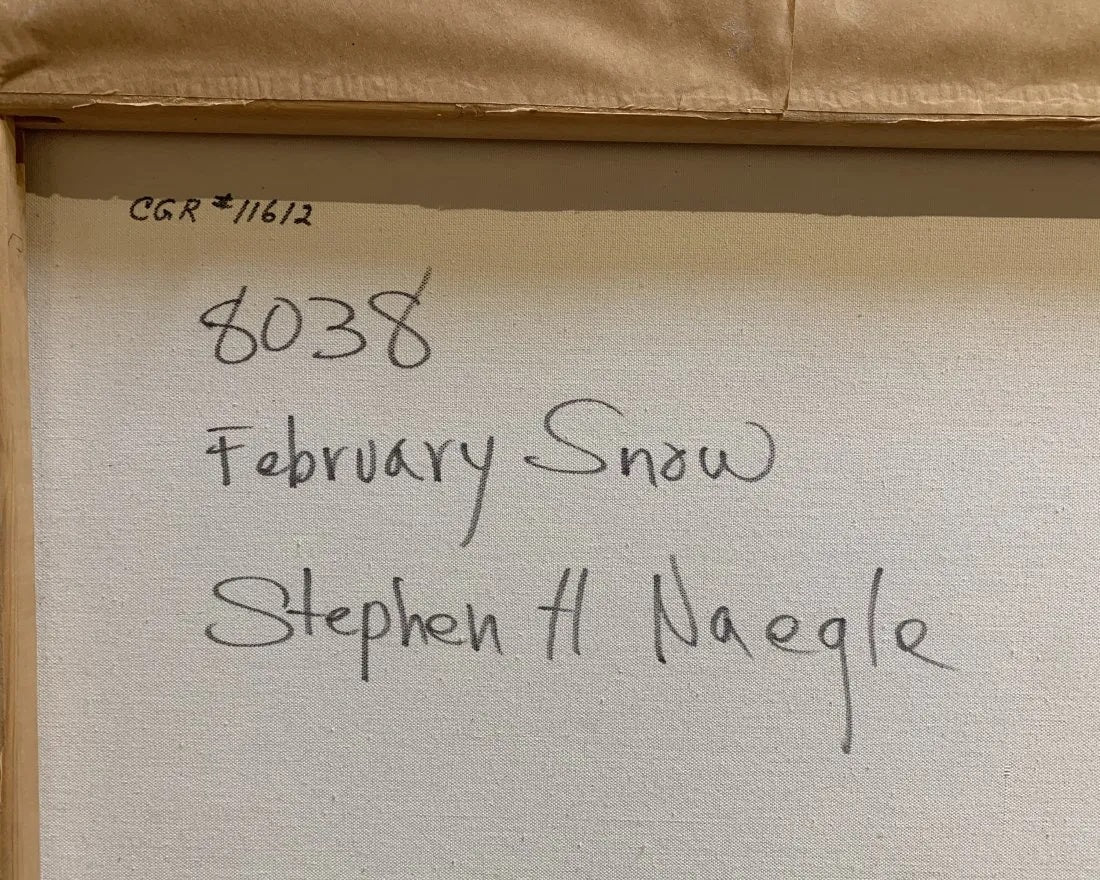 Stephen Howard Naegle - February Snow 48" x 60"